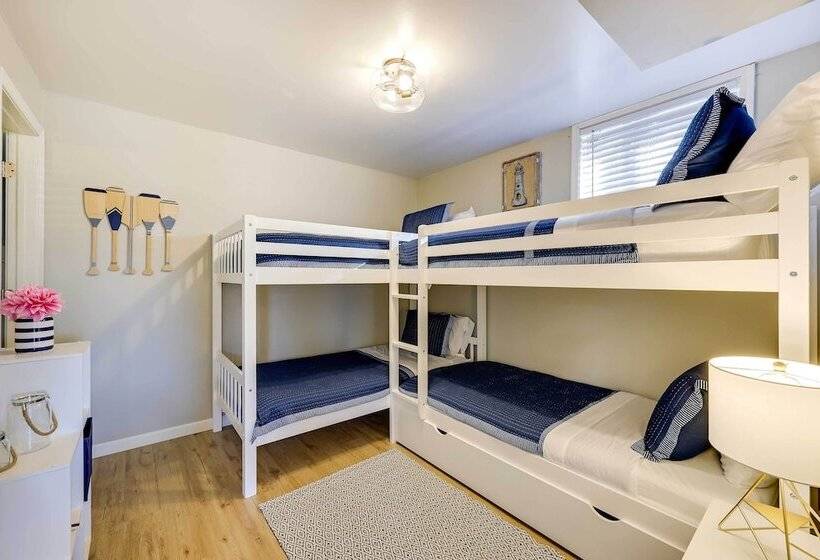 Lakefront Oklahoma Abode Deck, Fire Pit & Grill