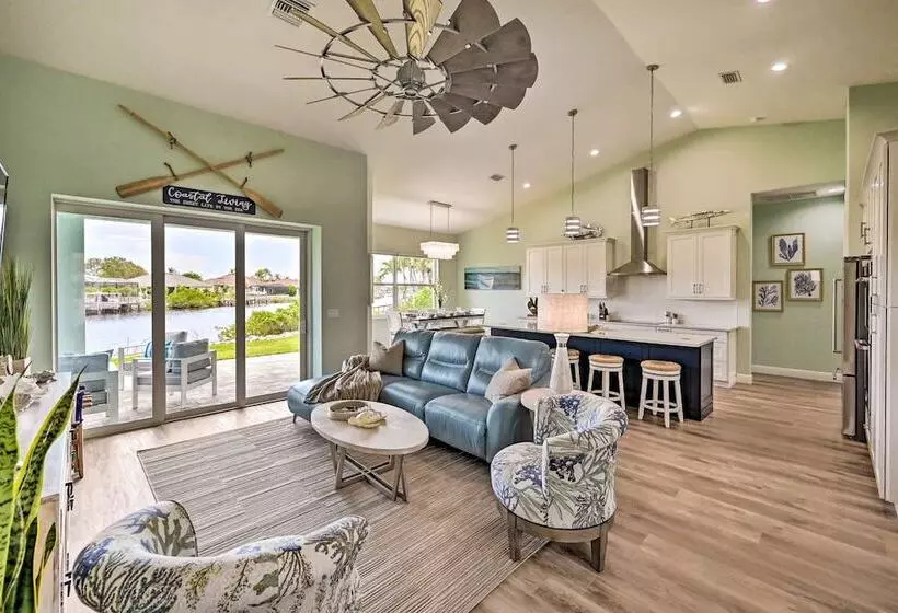 Luxurious Canal Front Retreat W/ Game Room!