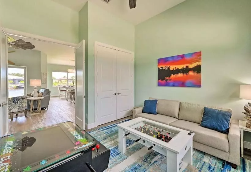 Luxurious Canal Front Retreat W/ Game Room!