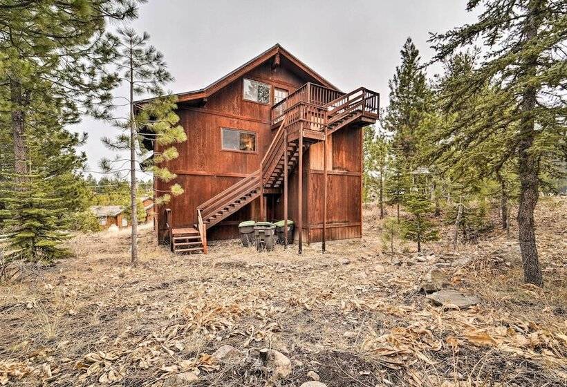 12 Mi To Boreal Mountain: Truckee Log Cabin