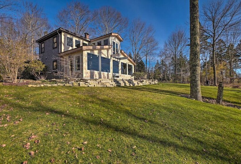 Oceanfront Frenchman Bay Home: Stunning View!