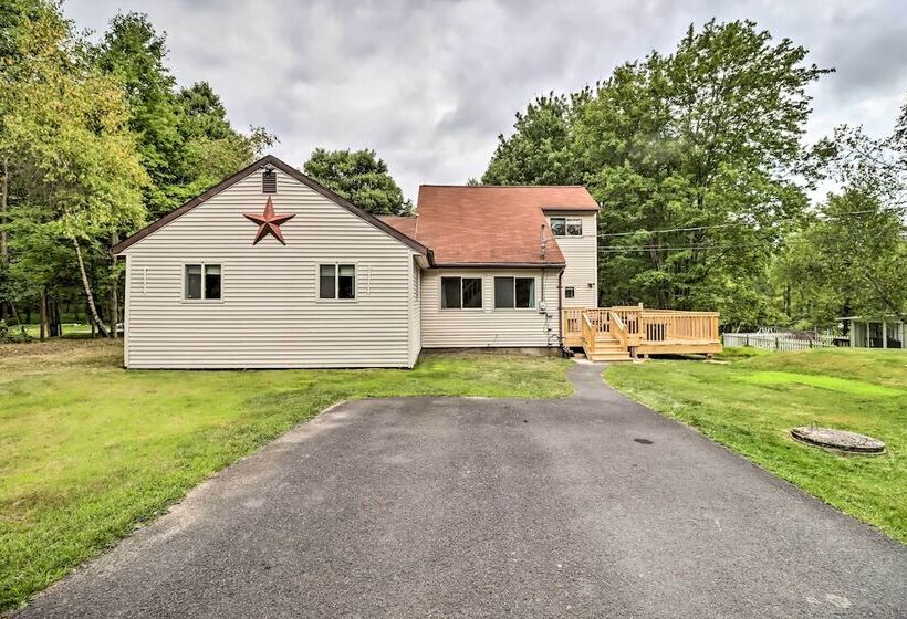 Chic Long Pond Family Home W/ Fire Pits & Deck!