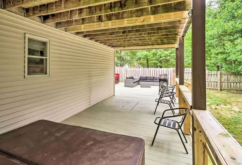 Chic Long Pond Family Home W/ Fire Pits & Deck!