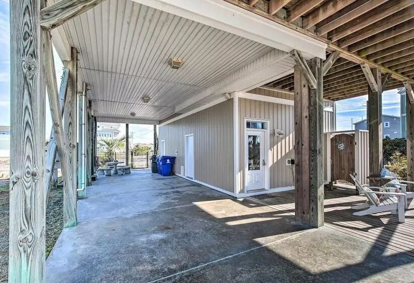 Chic Surf City Retreat W/ Pool < 1 Block To Beach!