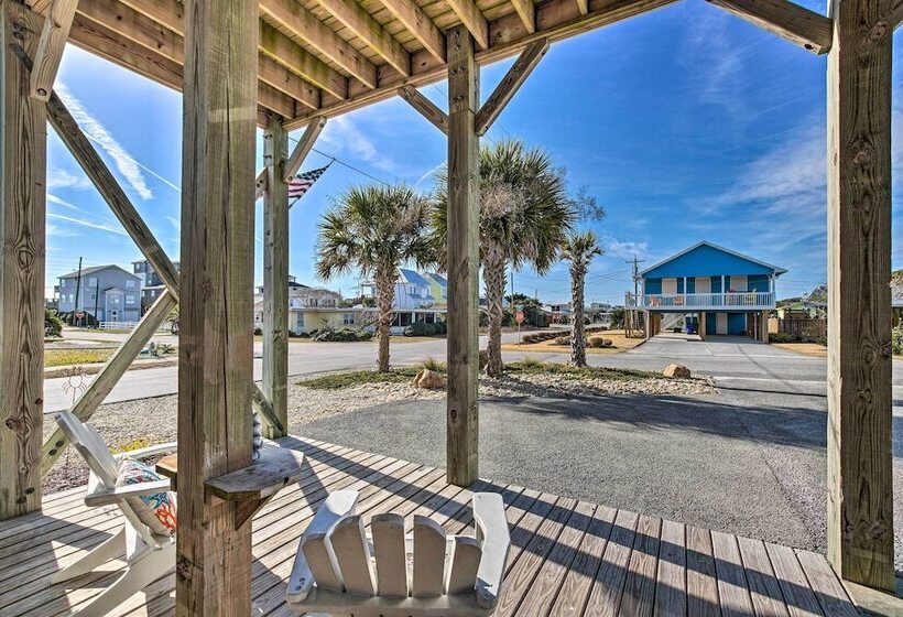 Chic Surf City Retreat W/ Pool < 1 Block To Beach!