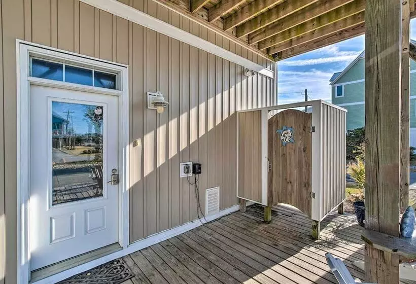 Chic Surf City Retreat W/ Pool < 1 Block To Beach!