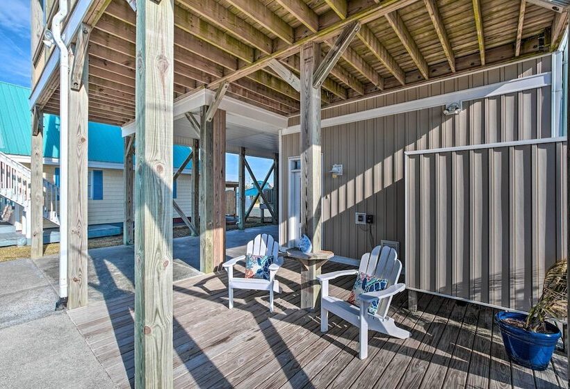 Chic Surf City Retreat W/ Pool < 1 Block To Beach!