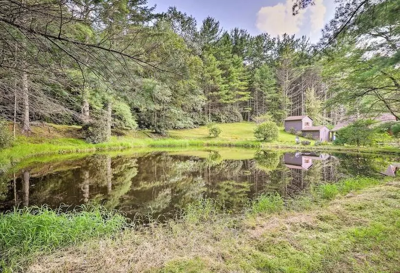 Rustic Cabin W/ Patio & Pond On Blue Ridge Parkway