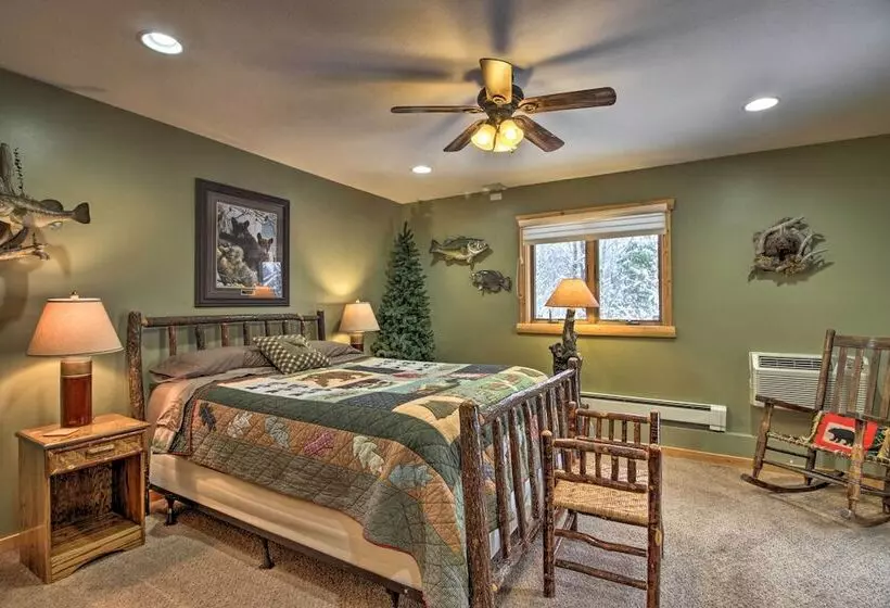 Expansive Ruth Lake Home W/ Dock, Fire Pit & Beach