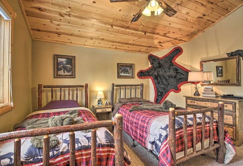 Expansive Ruth Lake Home W/ Dock, Fire Pit & Beach