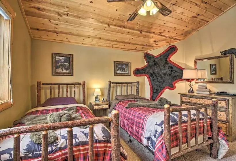 Expansive Ruth Lake Home W/ Dock, Fire Pit & Beach