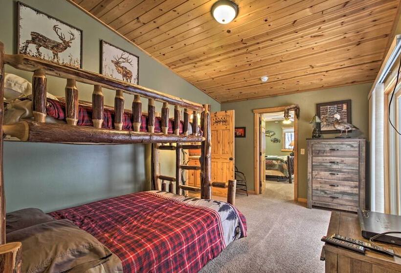 Expansive Ruth Lake Home W/ Dock, Fire Pit & Beach