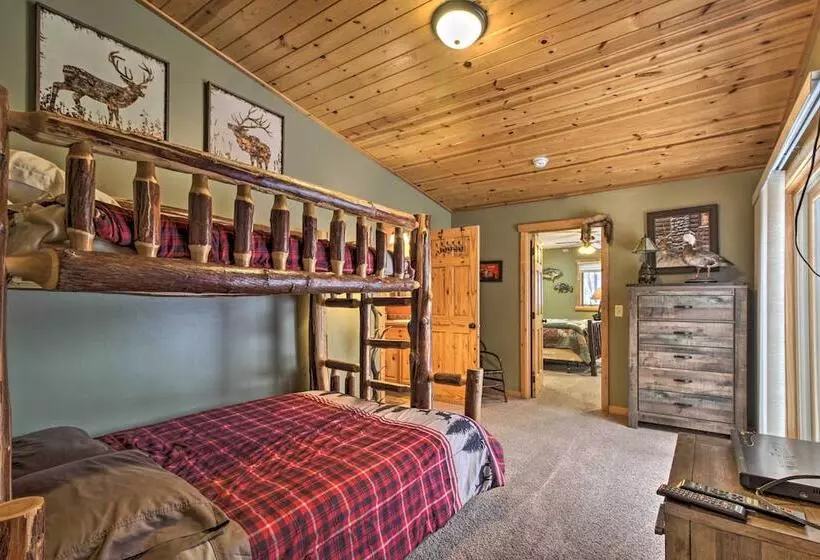 Expansive Ruth Lake Home W/ Dock, Fire Pit & Beach