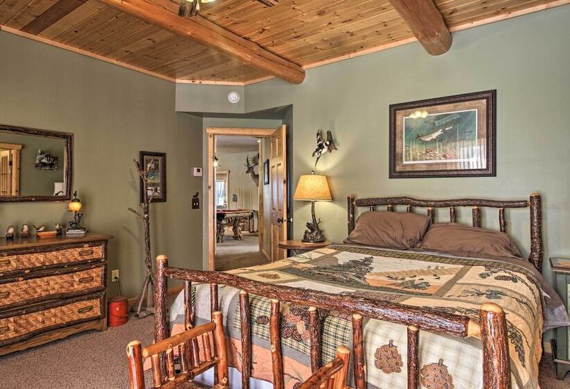 Expansive Ruth Lake Home W/ Dock, Fire Pit & Beach