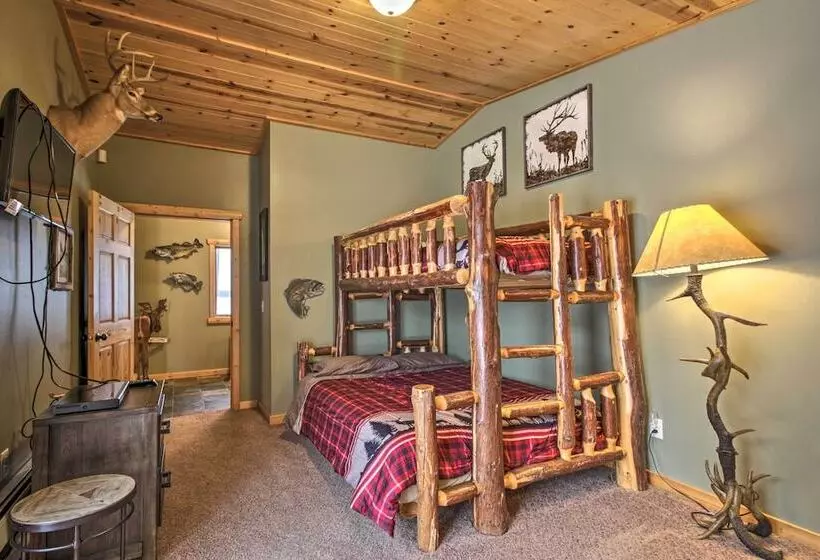 Expansive Ruth Lake Home W/ Dock, Fire Pit & Beach