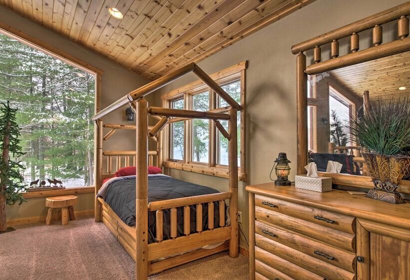 Expansive Ruth Lake Home W/ Dock, Fire Pit & Beach