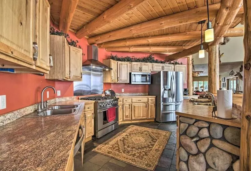 Expansive Ruth Lake Home W/ Dock, Fire Pit & Beach
