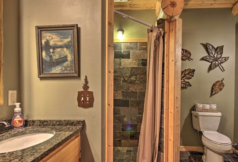 Expansive Ruth Lake Home W/ Dock, Fire Pit & Beach