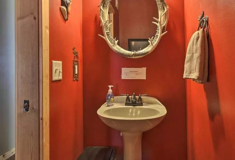 Expansive Ruth Lake Home W/ Dock, Fire Pit & Beach