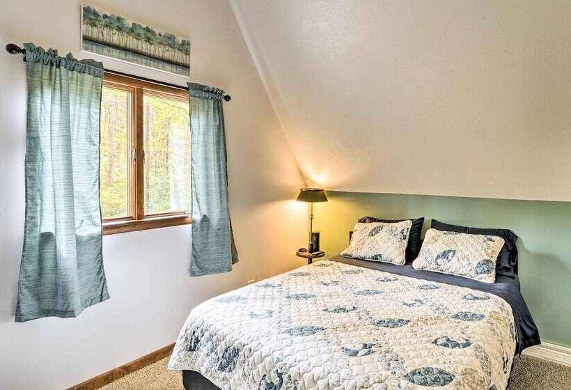 Farmington A Frame W/ Lake Access & Fire Pit!