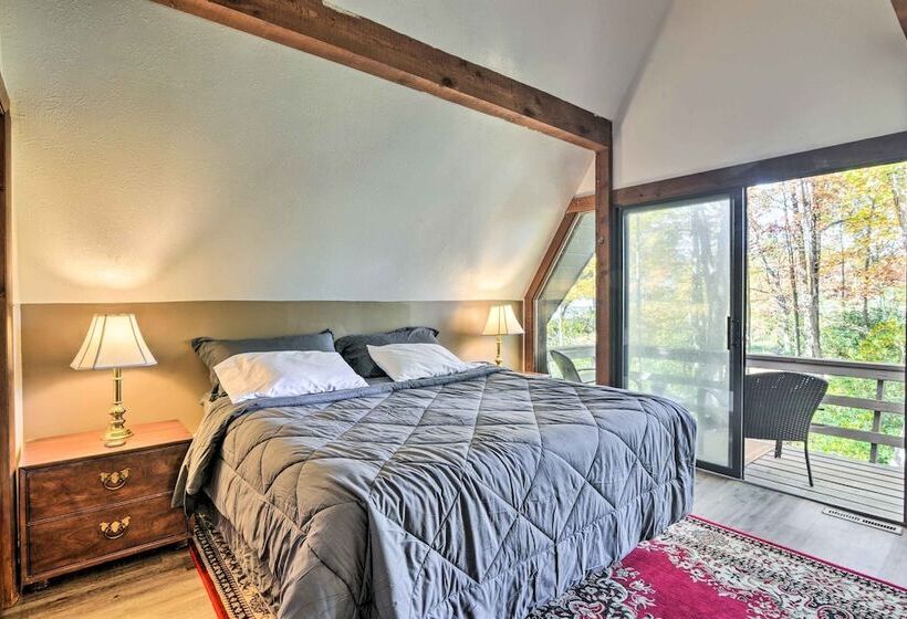 Farmington A Frame W/ Lake Access & Fire Pit!