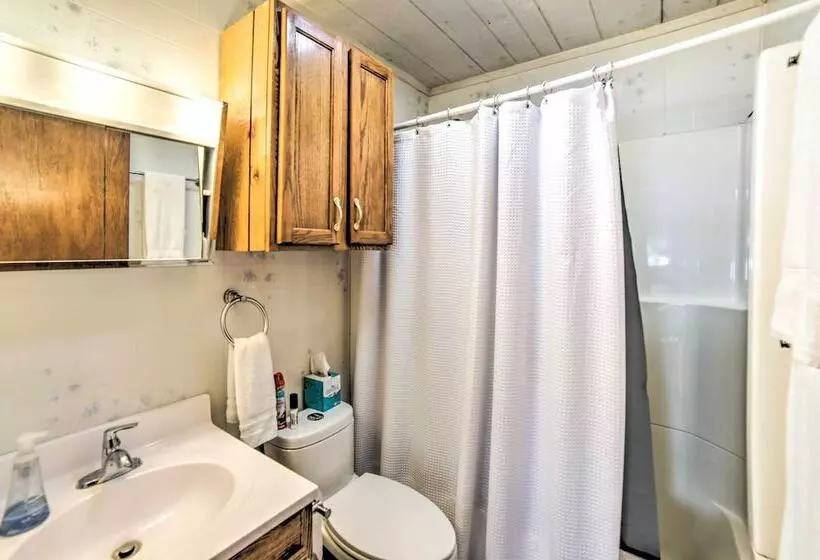 Secluded Woodsy Watersmeet Cabin W/ Fire Pit!