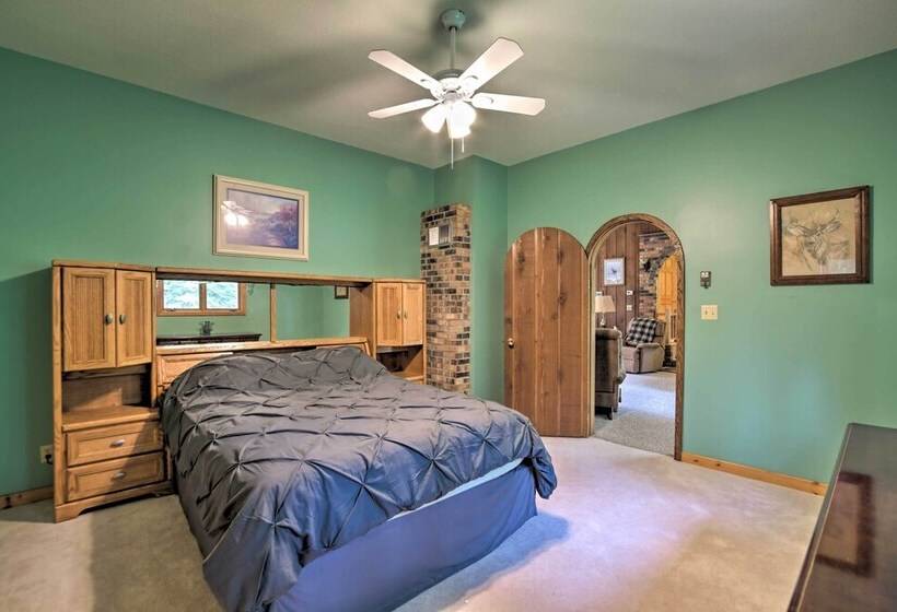 Spacious Lakefront Home W/ Patio & Boat Dock!