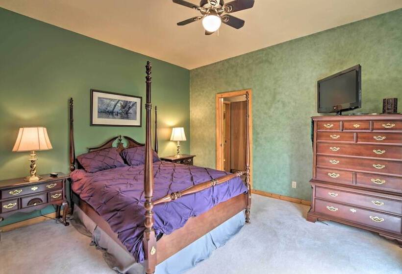 Spacious Lakefront Home W/ Patio & Boat Dock!