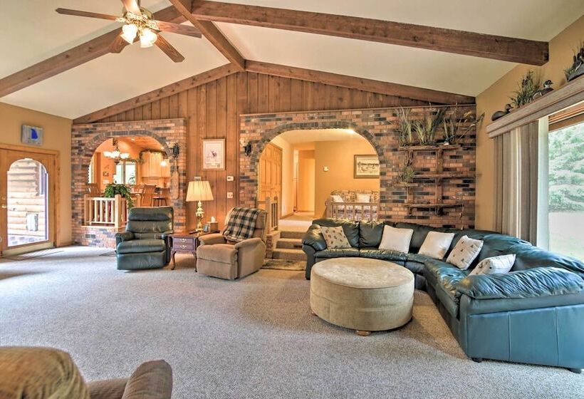 Spacious Lakefront Home W/ Patio & Boat Dock!