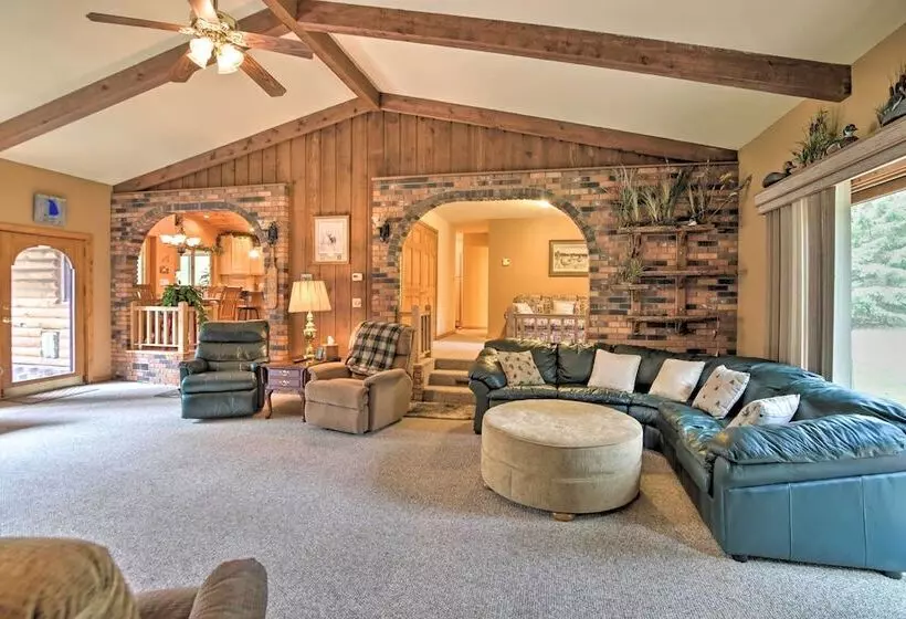 Spacious Lakefront Home W/ Patio & Boat Dock!