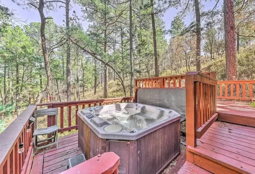 Dog Friendly Alto Escape W/ Hot Tub + Foosball!