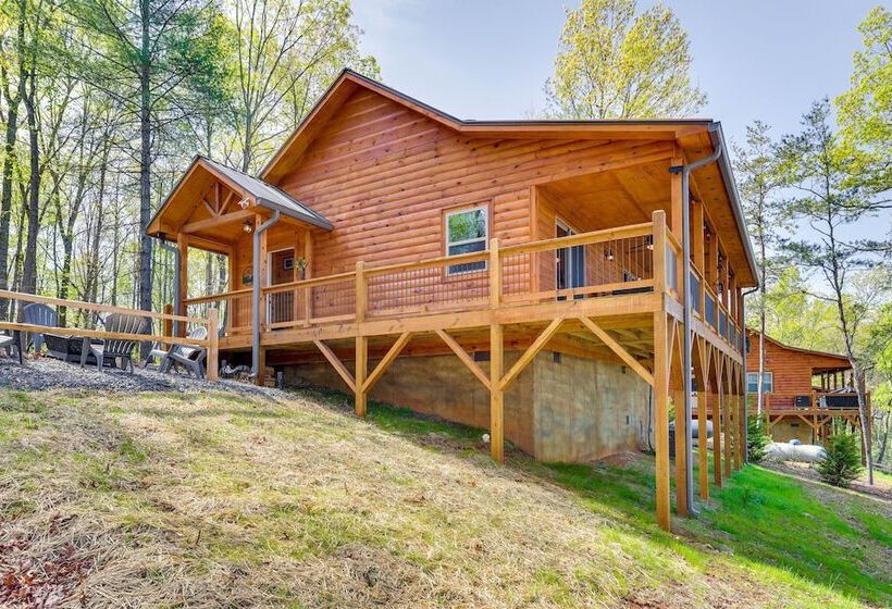 Beautiful Murphy Cabin W/ Mountain View & Fire Pit