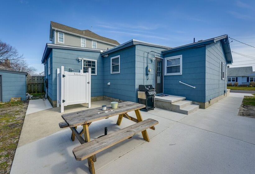Brigantine Beach Home W/ Outdoor Shower & Grill!