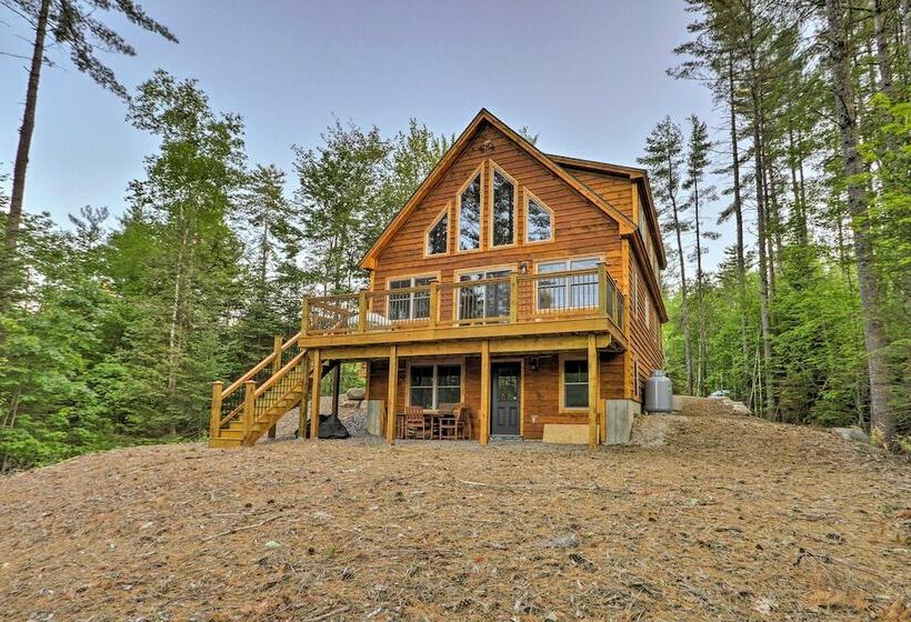 Dream Log Cabin In Bethel With Private Deck!