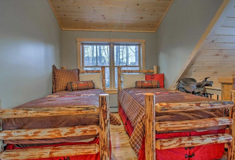 Dream Log Cabin In Bethel With Private Deck!