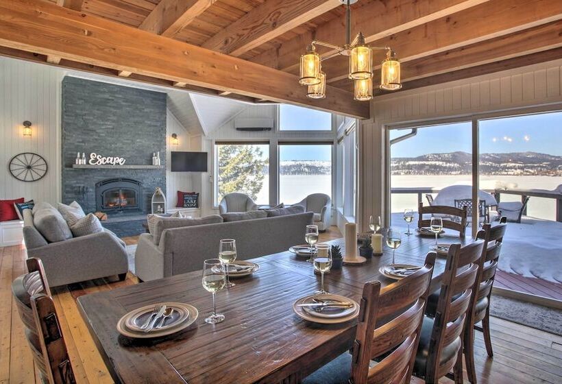 Lakefront Home W/ Boat Dock In Coeur D Alene Area!