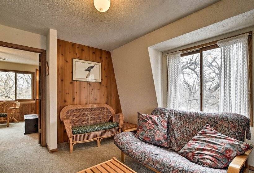 Lakeview 10 Acre Kimball Cabin W/ Private Beach!