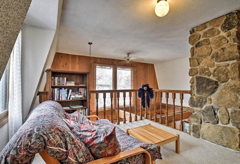 Lakeview 10 Acre Kimball Cabin W/ Private Beach!