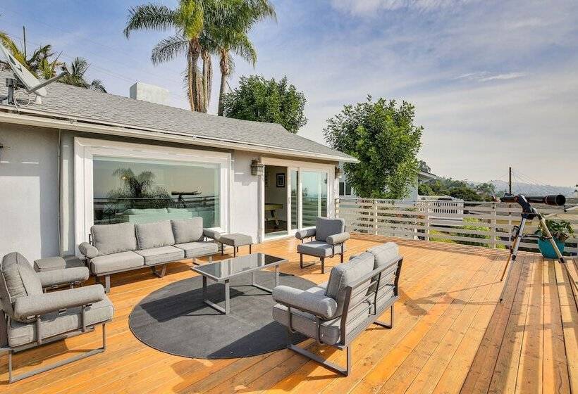 Bright Whittier Home W/ Pool Table + Spacious Deck