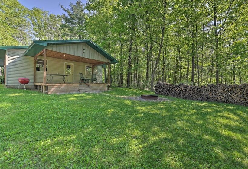 Rustic Wooded Retreat W/ Fire Pit, Near Trails!