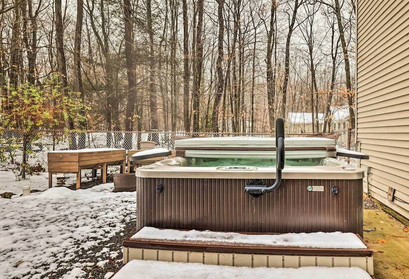 Spacious Long Pond Home: Game Room + Hot Tub!