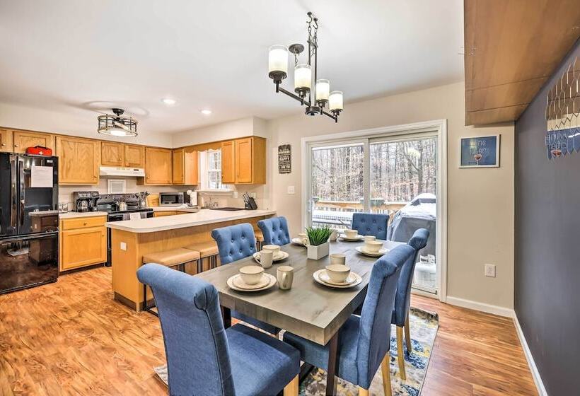 Spacious Long Pond Home: Game Room + Hot Tub!