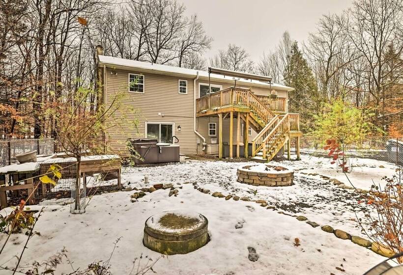 Spacious Long Pond Home: Game Room + Hot Tub!