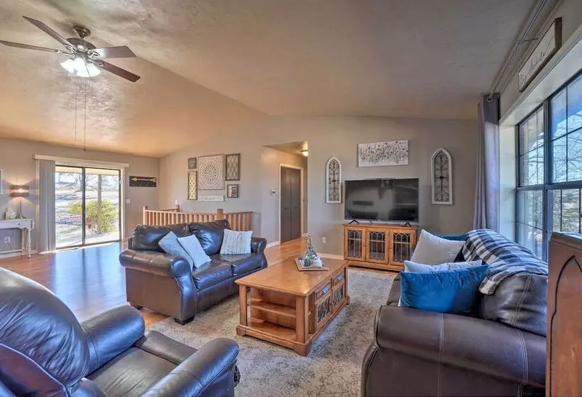 Spacious Omaha House W/ Deck & Mountain Views!