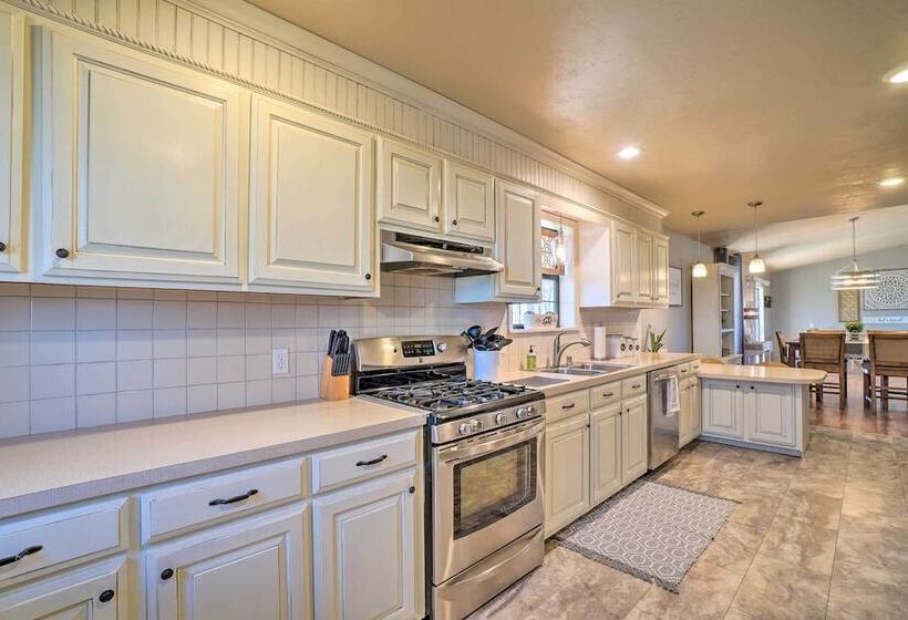 Spacious Omaha House W/ Deck & Mountain Views!