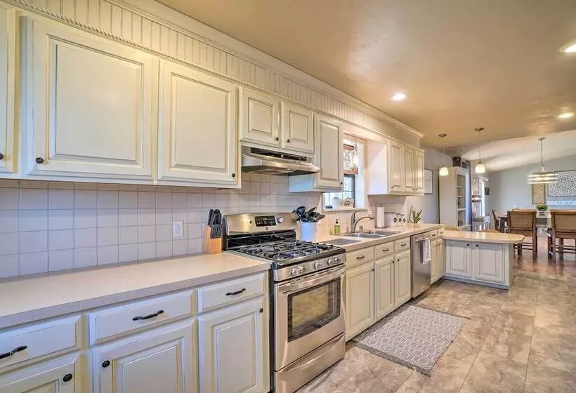 Spacious Omaha House W/ Deck & Mountain Views!