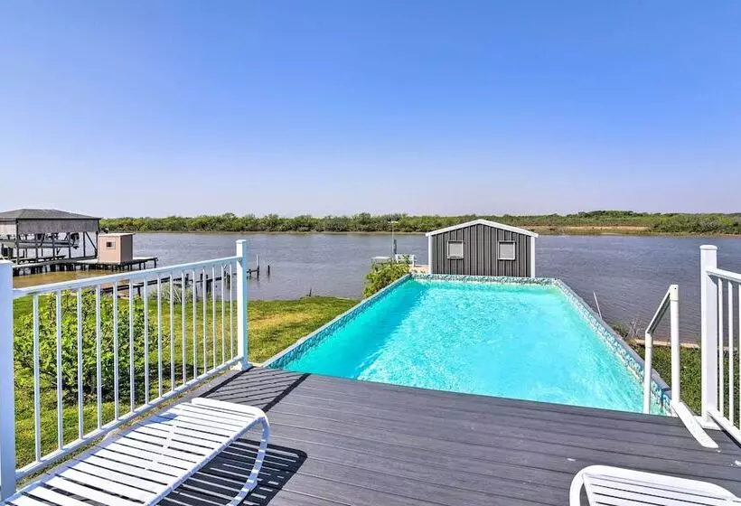 Waterfront Sargent House W/ Sparkling Pool!