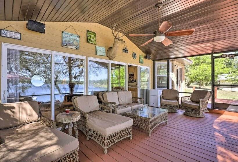 Keystone Heights Lakefront Cabin Fire Pit, Grill