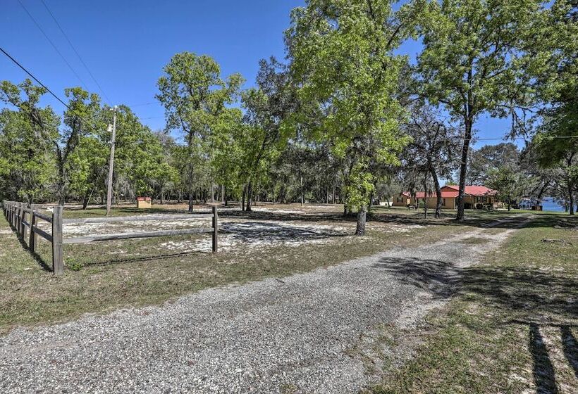 Keystone Heights Lakefront Cabin Fire Pit, Grill