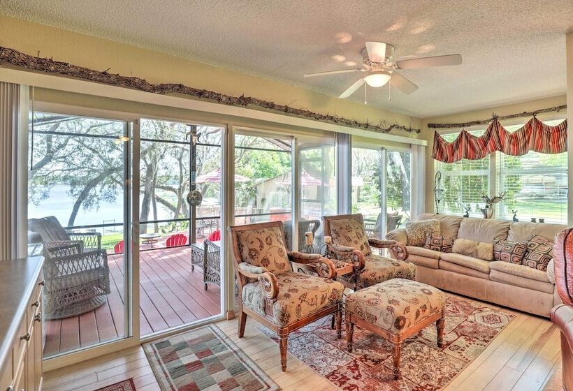 Keystone Heights Lakefront Cabin Fire Pit, Grill